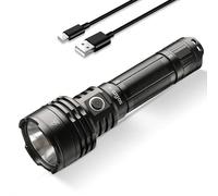 Sofirn C8L Tactical Torch 3100 Lumens Powerful Dual Switch Rechargeable Flashlight, Super Bright Led Torch USB C for Household Search, Outdoor Camping, Hiking and Mountaineering