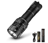 Sofirn Diving Torch SD05 Led Flashlight Super Bright 3000 Lumen, Underwater 100 Meters EDC Light with Rechargeable 21700 Battery for Diving Fishing Caving and Outdoors Waterproof…