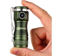 sofirn SC13 Small Rechargeable Flashlight, EDC Flashlight, Bright 1300 Lumens with Magnetic End Cap, Mini Pocket Lights for Daily Use, Emergencies, Outdoor, Camping, Hiking