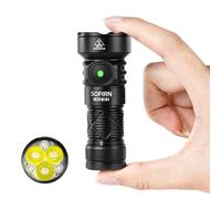 Sofirn SR20 MINI, 1200LM, Red Light Torch, IPX8 Waterproof, Compact Flashlight with Lanyard and Tail Magnet, Ideal for Outdoor Activities, Hunting, Camping, and Fishing