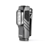 Sofirn ST10 Torch, 1000LM Spot|500LM Flood|660NM Red Light, Dual Magnetic Ends, Type-C, Clip, IPX6 Waterproof, Torches Led Super Bright for Home, Dog Walking, Fishing, Emergencies