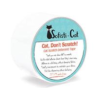 Sofisti-Cat Training Tape, Cat Tape for Furniture, Scratch Deterrent Keep Cats from Scratching Furniture with Our Double -Sided Repellent, 2.5" x 15' Roll