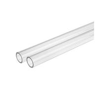 SOFLIALXC Clear Acrylic Tube Organic Glass PMMA Material Through Pipe Aquarium Pipe Garden Irrigation Pipe 50Cm Long 2 Roots,OD190mm*ID180mm*Thickness 5mm