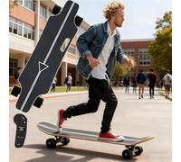 Soflightmok Electric Skateboard | Motorized Skateboard 2026 New | Electric Longboard For Adults | 8/15/22/30km Range, 20/25km/H Top Speed, Easy To Carry - Unlock Your Urban Adventure 30km