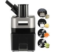 Soflightmok Electric Vegetable Dicer Slicer Shredder Upgrade,3 In1/4 In1 Multifunctional Vegetable Chopper (Single/Dual Head),Automatic Veggie&Fruit Cutter Machine For Home & Commercial B4in1