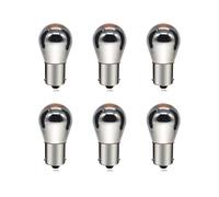 SOFOC-1156 BA15S PY21W Halogen Car Turn Signal Light Brake Lights Front Rear Light Replacement etc Silver Surface E4 Bulb 12V 21W Amber Yellow Beam 6Pcs