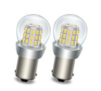 SOFOC 1156 LED Bulb BA15S P21W 500LM Warm White for Reverse Tail Turn Signal Brake DRL Light s25 DC 6V-12V Compatibled 2Pcs