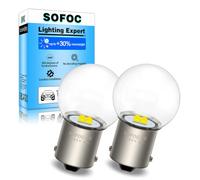 SOFOC 1156 LED Bulb BA15S White Reverse Tail Position Light 2Pcs