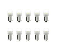 SOFOC Arcade Pinball Gaming Machine Light Bulb BA9S LED 110V White Bayonet Base Instrument Panel Indicator Light 10Pcs