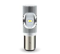 SOFOC BA20D Bulb LED Motorcycle Headlight White 6V 12V 24V 6-30V AC/DC 2000LM High Low Beam 2SMD Super Bright 1Pcs