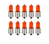 SOFOC-BA9S Interior Bulbs For Car Dashboard Indicator Lights Car Dome Light Map Lamp Trunk light etc 12V 23W Amber Yellow 10Pcs