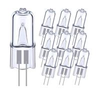 SOFOC G4 Base Halogen Light Bulbs 2 Pin AC220V 35W Light Bulbs with 360 Degree Beam Angle High Brightness Replacement for Under Cabinet Puck Lamp Chandeliers Accent Lights Track Lighting 10 Pcs