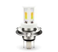 SOFOC H4 Bulb 12V 24V 9003 HB2 LED Motorcycle/Car Headlight White+Yellow Dual Beam Switchable Freely 10-80V AC/DC Compatibled 2000LM 15W 1Pcs