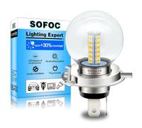 SOFOC H4 Bulb LED 9003/HB2 Headlight Warm White 6V 12V 24V Compatible 6-30V AC/DC 2W G40 1:1 Design With The Original Halogen Lamp 1Pcs