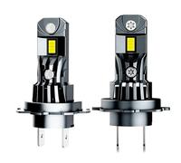 SOFOC H7 Bulb 12V DC LED PX26D Headlight Fog Light Fast Start Built-in Cooling Fan Pure White 6500K 3000LM 300% Brighter 18W 70% Energy Saving 2Pcs