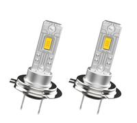 SOFOC H7 Bulb LED Fog Light PX26D Headlight 12V 24V 12-24V DC Compatibled 4000LM 300% Brighter Yellow 3000K High/Low Beam Replacement 2Pcs