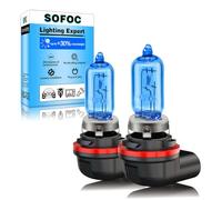 SOFOC HS5X Bulb 12V 35/35W Motorcycle/Car Headlight 5000K White 2Pcs | Plug & Play AC/DC • Anti-Vibration • Dual Filaments Hi/Lo Beam • Off-Road Vehicle Headlight • 1000LM Halogen