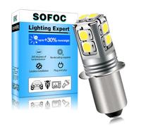 SOFOC P13.5S LED Bulb 600LM White 360° Scattered Light for Flashlight Penlight Headlamp Tent Light & Bike Headlight 6V-40V 1Pcs