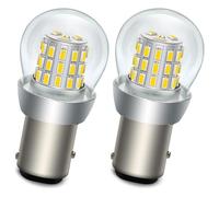 SOFOC P21/5W 1157 BAY15D Bulb LED 6V 12V DC Warm White For Reverse Light Rear Fog Lamp DRL Brake/Tail Lamp 3014 39SMD 1000Lm Brighter 2Pcs