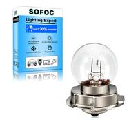 SOFOC P26S Halogen Bulb S3 6V 15W 500LM Warm White 4300K for Motorcycle Scooter Headlight Fog Light G25 Globe Shape 1Pcs