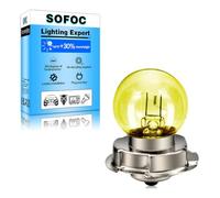 SOFOC P26S Halogen Bulb S3 6V 15W 500LM Yellow 3000K for Motorcycle Scooter Headlight Fog Light G25 Globe Shape 1Pcs