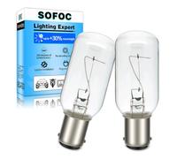 SOFOC T25 Incandescent Bulb BA15D 24V 40W 800LM Warm White for Boat Cabin Deck Navigation Light RV Camper Ceiling Lamp 790776 Replacement 2Pcs