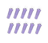SOFOC-T5 LED Bulb COB Chip 74 73 37 2721 Car Dashboard Instrument Panel Gauge Light Cluster Shift Light 3V 6V 12V DC3-12V Compatible Purple 10Pcs