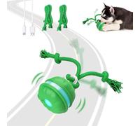 Sofolor Interactive Dog Toys, Motion Activated Automatic Rolling Ball Toys, Wicked Ball, Squeaky Dog Toy for Small Dogs/Puppy…