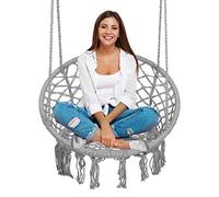 Sofotel Hanging chair gray garden swing BOHO cushion
