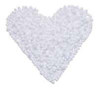 SOFPALTE 1000Pcs White Iron Beads 5mm Fuse Beads Bulk with 3mm Hole Plastic Storage Refills Melting Crafts for DIY Crafts Handmade Decoration Birthday Compatible Hama Refill Adults