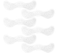 SOFPLATE 1 Box 10Pcs Silver Glitter Face Tattoo Temporary Freckles Tattoos Waterproof Makeup Patches Polka Dots Sweatproof Sparkle Faux Freckles Face Sticker Accessories for Women Festival Party Decor