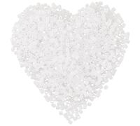 SOFPLATE 1 Box 2000 Pieces 5mm Melting Beads Clear Fuse Beads Bulk Storage Refills Compatible Hama Plastic Iron Tube Melty with 3mm Hole Replenish Accessories for Crafting DIY Holiday Decor Adults