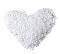 SOFPLATE 1 Box 2000 Pieces 5mm Melting Beads Crafts White Fuse Beads Bulk Storage Refills Plastic Iron Melty with 3mm Hole Compatible Hama Replenish Accessories for Crafting DIY Holiday Decor Adults