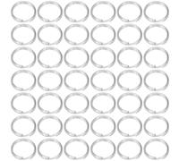 SOFPLATE 1 Box 500Pcs Stainless Steel Split Rings Silver Split Jump Rings Bulk Hypoallergenic Small Round Double Loops Connector Split Rings for jewellery Making Supplies Necklaces Bracelet Earrings D