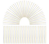 SOFPLATE 1 Box 600Pcs 50mm Gold Silver Straight Pins Bulk Flat Headpins Long Jewellery Pin Findings for Jewellery Making Accessories DIY Dangle Earrings Crafts Women Supplies