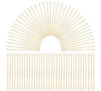 SOFPLATE 1 Box 600Pcs Gold Flat Head Pins Fine Straight Pins Sewing 40mm Long Flat Headpins Brass jewellery Findings Pins for jewellery Making Accessories DIY Dangle Earring Crafts Women Adult Supplie