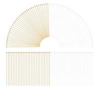 SOFPLATE 1 Box 600Pcs Long Head Pins Gold Earring Pins Silver Brass Small Round Ball Head Pin Findings Flat Headpins for Jewellery Making Earrings Charms Bracelets Accessories Supplies Crafts Beginner