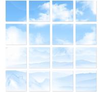 SOFPLATE 1 Box 60Pcs 2 Inch Small Square Mirror Tiles Self Adhesive Acrylic Mirror Wall Stickers Silver Mosaic Tiles for Wall Home Kitchen Bedroom Decoration Supplies DIY Craft Project Framing