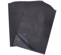 SOFPLATE 100 Sheets 11.7 x 8.3 Inch Black Transfer Paper Carbon Tracing Paper Rectangle Graphite Canvas Transferring Crafts Pages Accessories for DIY Making Woodworking Drawing Board Art Projects