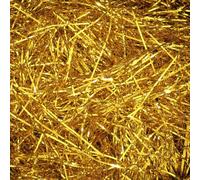 SOFPLATE 100G Paper Shred Filler Gold Gift Basket Filling Paper Plastic Shiny Metallic Iridescent Film Hamper Shreds Crinkle Confetti for Gift Wrapping Box Basket Filling DIY Birthday Decorations