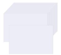 SOFPLATE 100Pcs 4x6 Blank Note Cards White Index Cards Paper Rectangle Unlined Small Heavyweight Plain Business Message Cardstock Sets Accessories for DIY Drawing Printer Postcards Invitation Photo