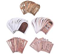 SOFPLATE 100Pcs 50 Styles Paper Window Cutouts Lace Frames Scrapbook Paper Decorative Vintage Door Window Frame Textured Hollow Out Border for Scrapbooking Card Making Photo Album Junk Journal Decor