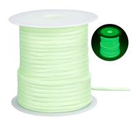 SOFPLATE 102 Feet/31M Parachute Rope Glow in The Dark Paracord Kit 4mm Green Polyester Multifunction Luminous Survival Climbing Paracords Lanyard Cord with Spool for DIY Crafts Projects Accessories