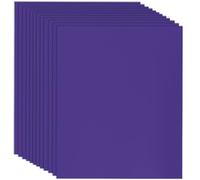 SOFPLATE 12 Sheets 12x10in Purple HTV Vinyl Sheets Purple Heat Transfer Large Glossy All Cut HIV Iron on Vinyl Paper Bundle Bulk Sublimation Paper for Tumblers T-shirts Clothing Garments Bags Crafts