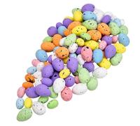 SOFPLATE 120Pcs 2 Sizes Decorative Easter Eggs Colorful Foam Easter Eggs Mini Pastel Speckled Foam Balls Seasonal Spring Decor for Basket Gift fillers Home Party Table Centerpieces Crafts DIY Projects