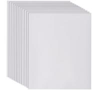 SOFPLATE 12Pcs Heat Transfer Vinyl Sheets HTV Iron on Vinyl Rectangle 12 x 10 Inch PVC Light Grey Sublimation Ink Pack Sheet Accessories for T Shirts Hats Bags Clothing DIY Making Crafting Decoration