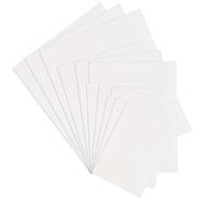 SOFPLATE 12Pcs White Picture Mat Kit Picture Frame Backing Board 5 x 7in/6 x 8in/8 x 10in/10 x 12in Uncut Paper Rectangle Blank Display Album Matting Pack Accessories for Show Photo Wall Artwork Decor