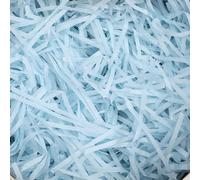 SOFPLATE 180G Gift Box Stuffing Paper Basket Grass Filler Bulk Blue Crinkle Cut Shred Tissue Paper Bags Cushion Confetti Filler for Basket Filling Wrapping Valentine's Day Holiday Party Decor DIY
