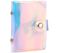 SOFPLATE 2 Pack 36 Pockets Polaroid Picture Album Instax Mini Photo Album Colorful 4 x 3 Inch Rectangle PVC Plastic Wallet Small Book Holder Sets for 3 Inch Pictures Photos Photocard Holder Storage