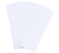 SOFPLATE 20 Pcs Blank Cross Stitch Bookmark Fabric Book Marks Pure White Cotton Aida Cloth Rectangle DIY Embroidery Accessories Crossstitch Projects for Needlework Book Readers DIY Art Crafts Sewing